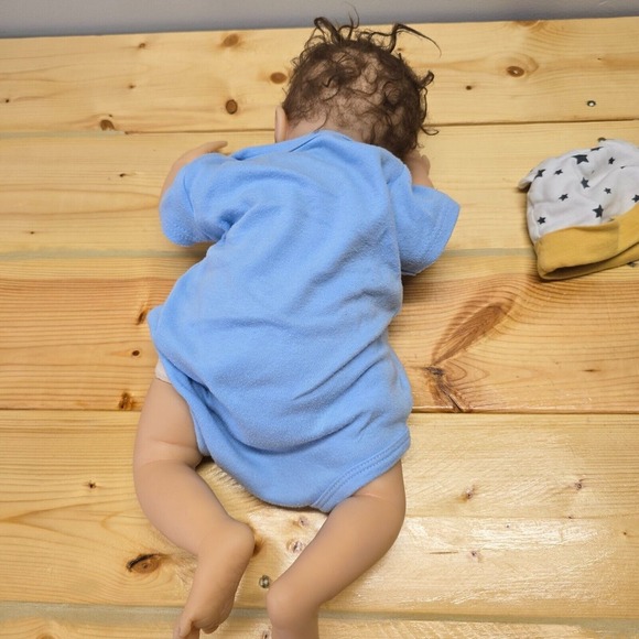 Ashton Drake Marissa‎ May Newborn Doll Purple Eyes Brown Hair Lifelike - Picture 12 of 13